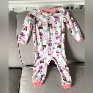 Simple Joys by Carter's Toddlers Loose-Fit Fleece Footless Pajamas